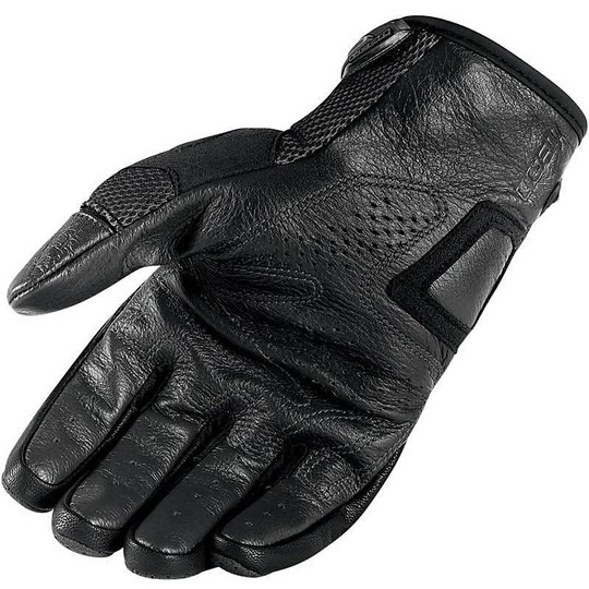Motorcycle Gloves Fabric Icon Overlord Resistance Stealth