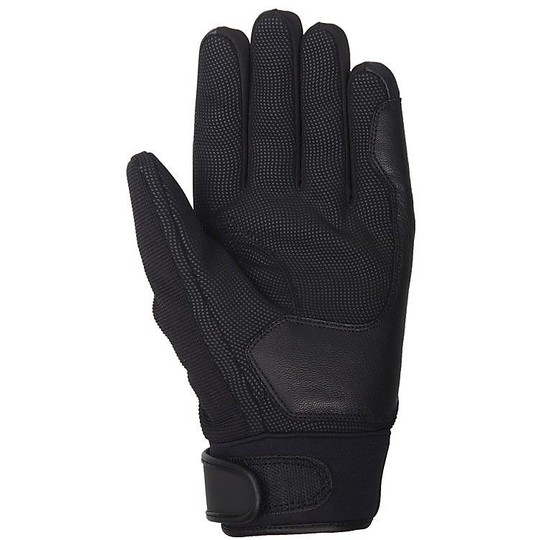 Motorcycle Gloves Fabric Waterproof Half Season VQuattro Grind 16 Black