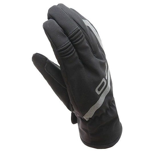 Motorcycle Gloves Fabric Waterproof OJ Black