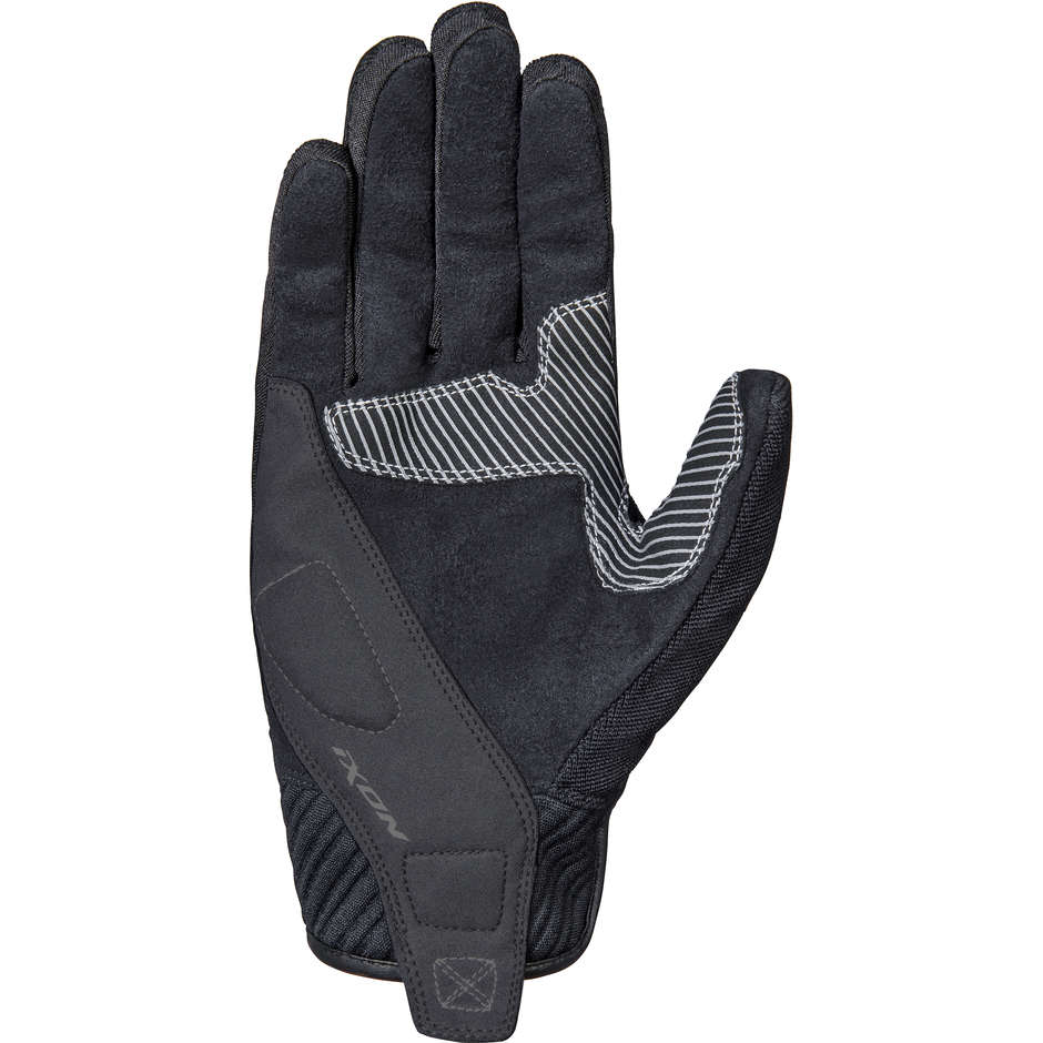 Motorcycle Gloves for Kids In Summer Fabric Ixon RS WHEELIE Kid Black White