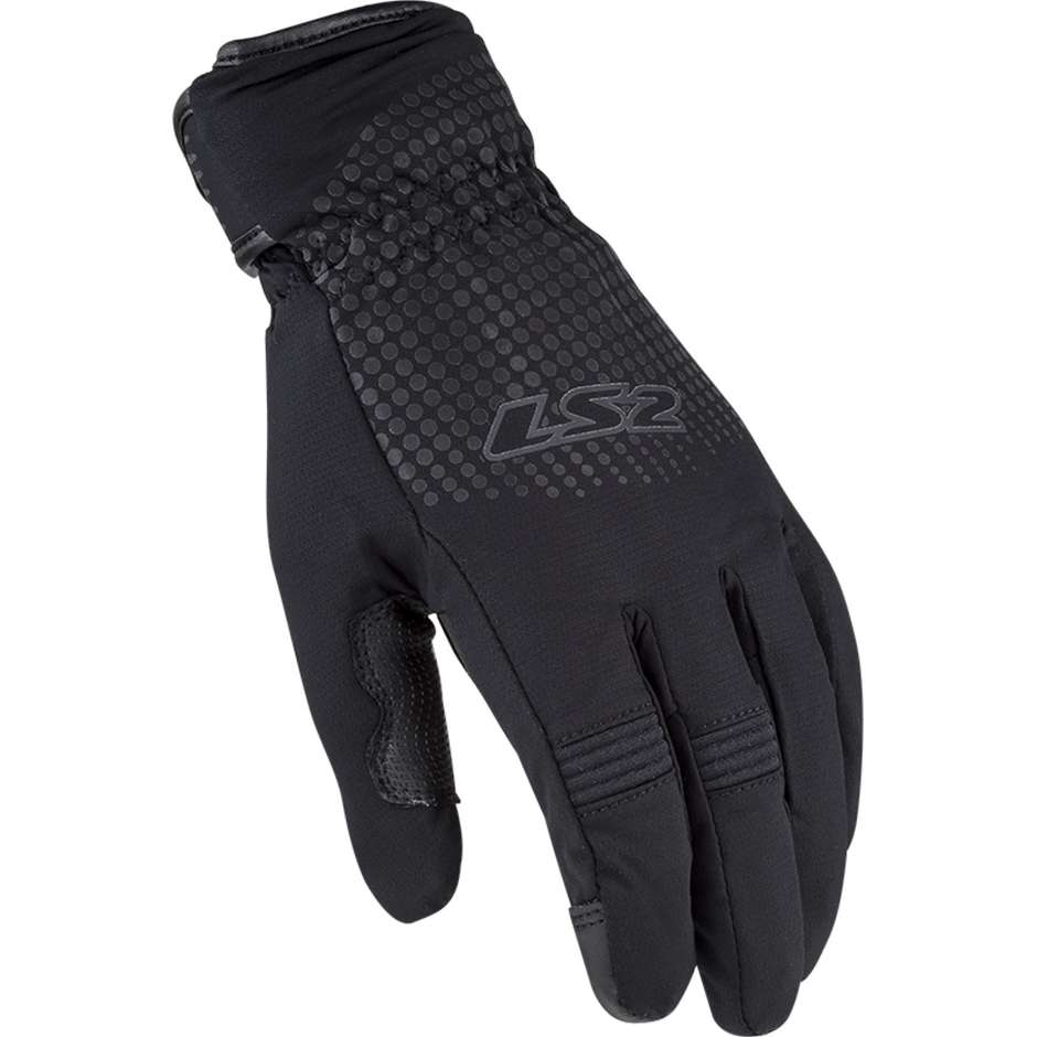 Motorcycle Gloves for Women in Waterproof Fabric Ls2 URBS LADY Black