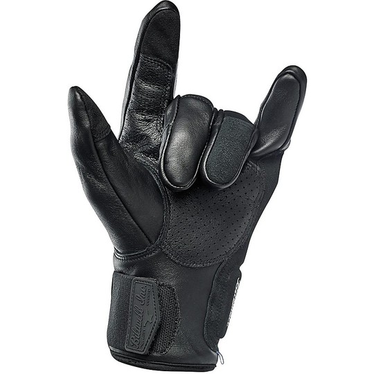 Motorcycle Gloves In 100% Biltwell Leather Model Belden Black