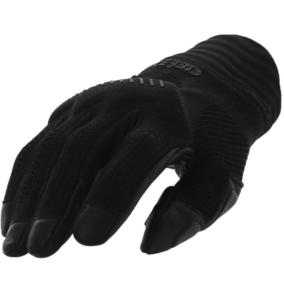 Motorcycle Gloves in ACERBIS CE MAYA Black Fabric