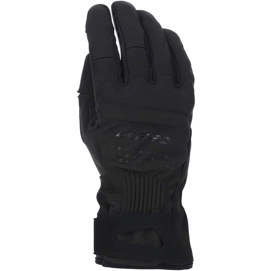 Motorcycle Gloves in ACERBIS CE SKYLINE Black Fabric
