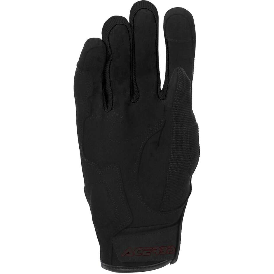 Motorcycle Gloves in ACERBIS CE X-WAY Black Fabric