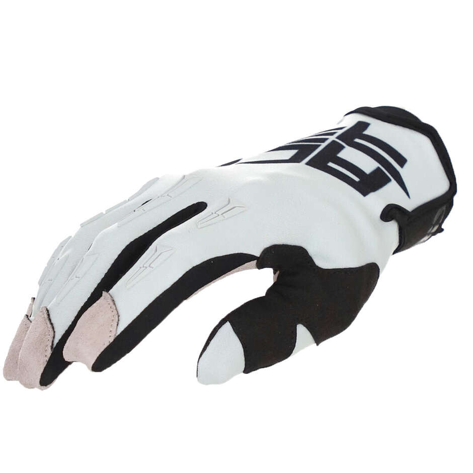 Motorcycle GLOVES in ACERBIS MX XH Light Gray Fabric