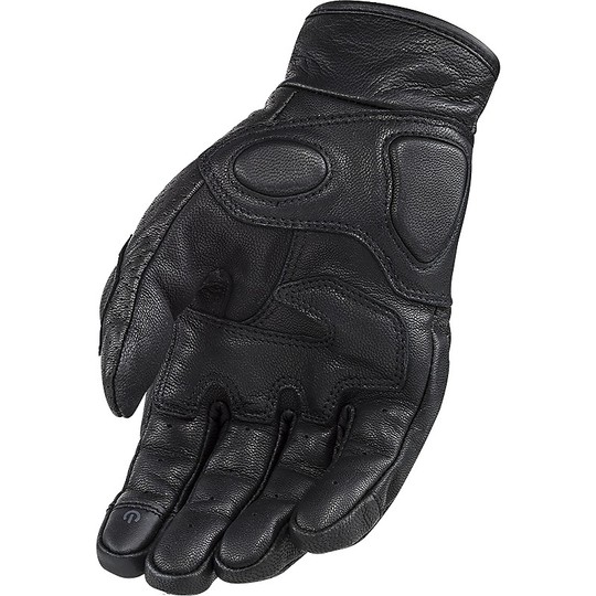 Motorcycle Gloves In Custom Leather Ls2 RUST Black CE