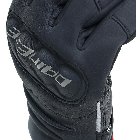 Motorcycle Gloves in Dainese Fabric COIMBRA WINDSTOPPER Black