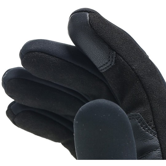 Motorcycle Gloves in Dainese Fabric COIMBRA WINDSTOPPER Black