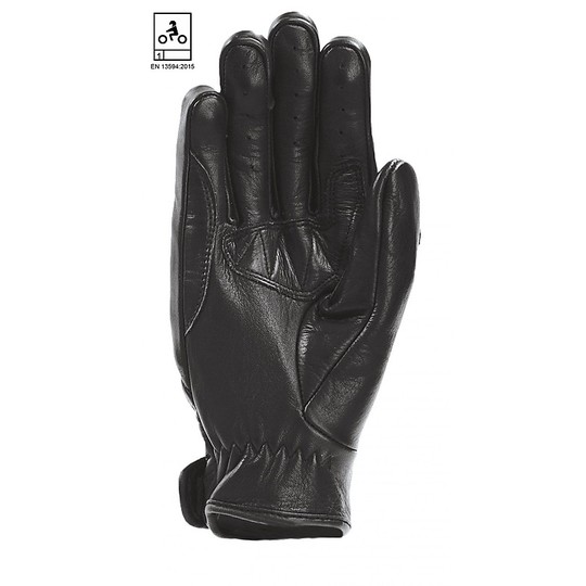 Motorcycle Gloves In Fabric Oj Atmosphere STROKE Black Onmologati CE