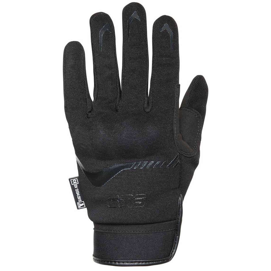 Motorcycle Gloves in Gms JET CITY Black fabric