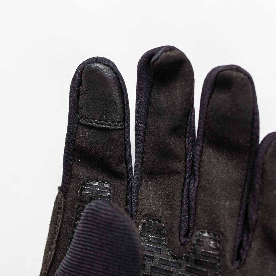 Motorcycle Gloves in Gms JET CITY Black fabric