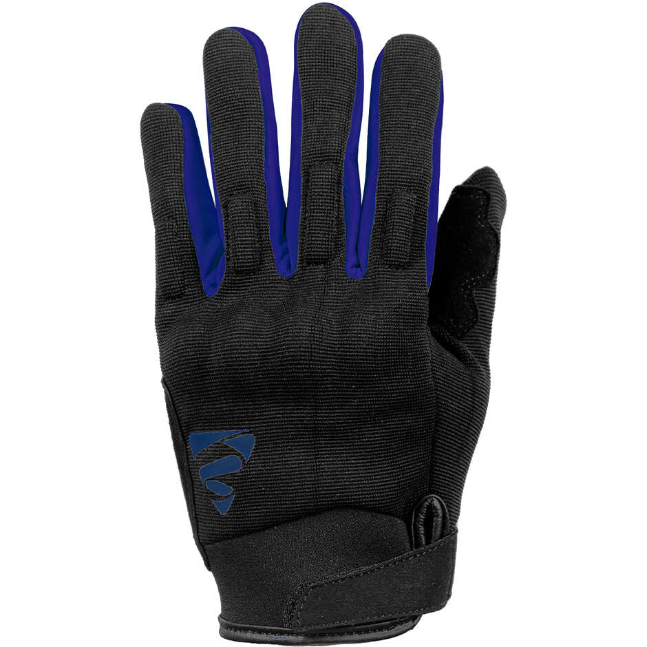 Motorcycle Gloves in GMS RIO Fabric Black Blue
