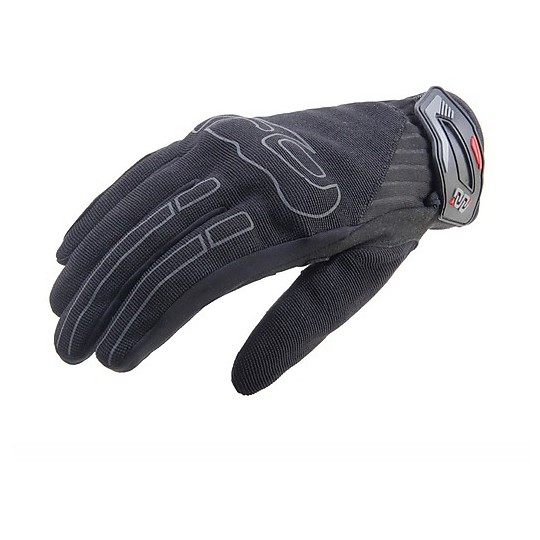 Motorcycle Gloves in OJ Fabric OUTLINE Black
