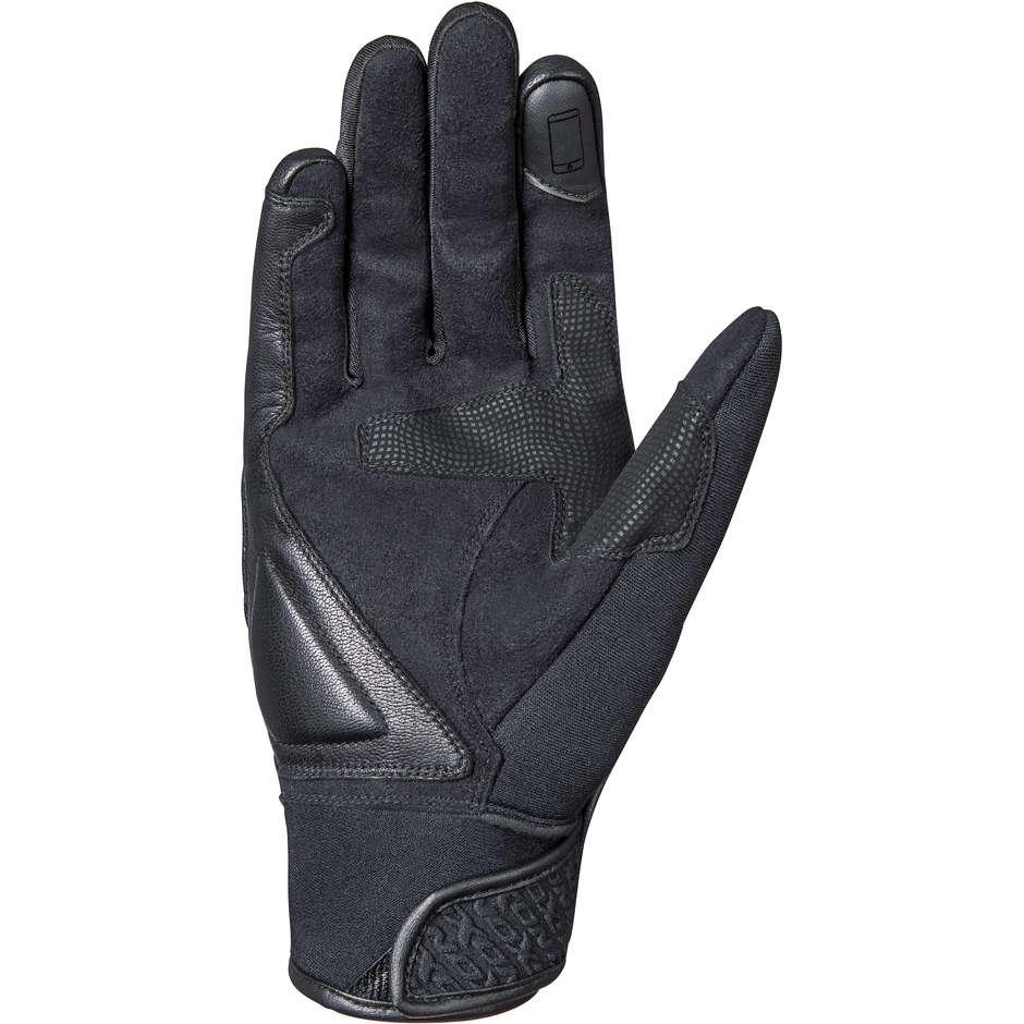Motorcycle Gloves In Summer Fabric Ixon RS LAUNCH Black