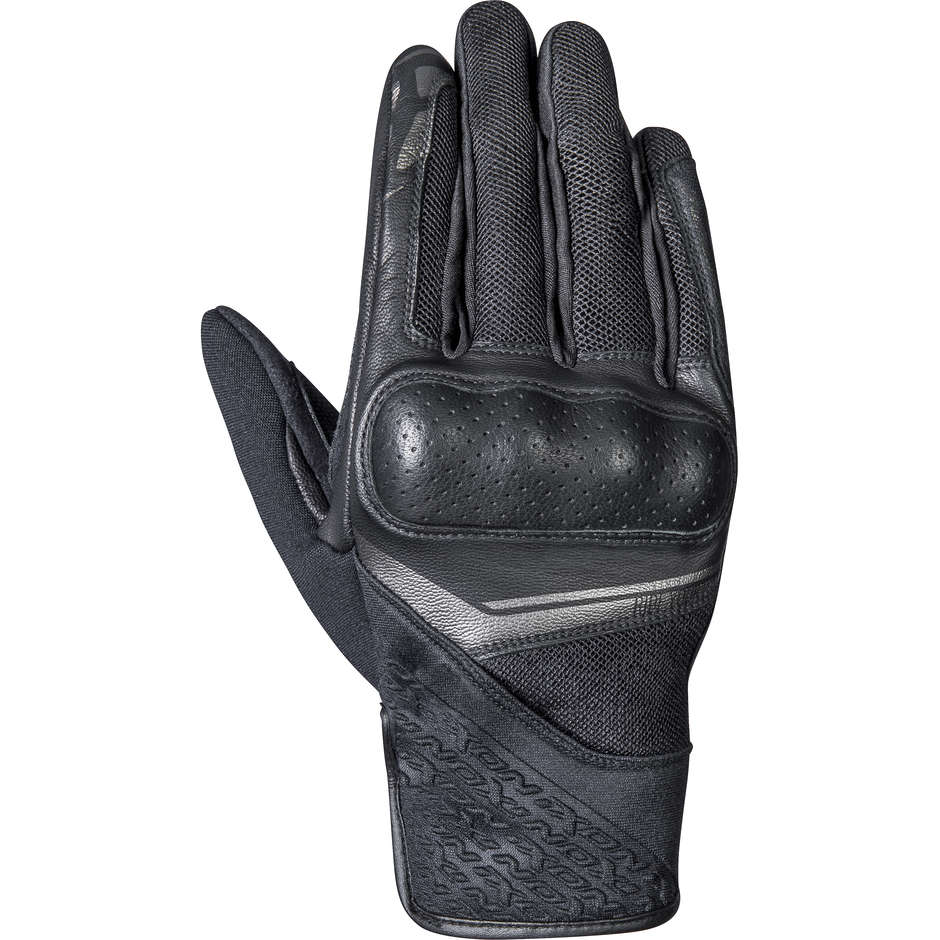 Motorcycle Gloves In Summer Fabric Ixon RS LAUNCH Black