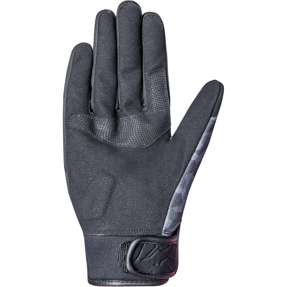 Motorcycle Gloves In Summer Fabric Ixon RS SLICKER Black Camo