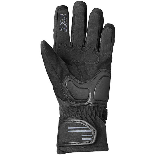 Motorcycle Gloves in Touring Fabric Mid Season Ixs Sumba Black