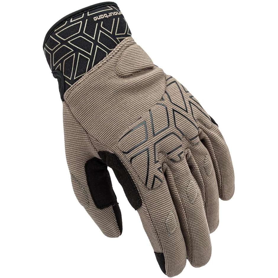 Motorcycle Gloves in Tucano Urbano 9961HM MIKY Black Graphic Fabric