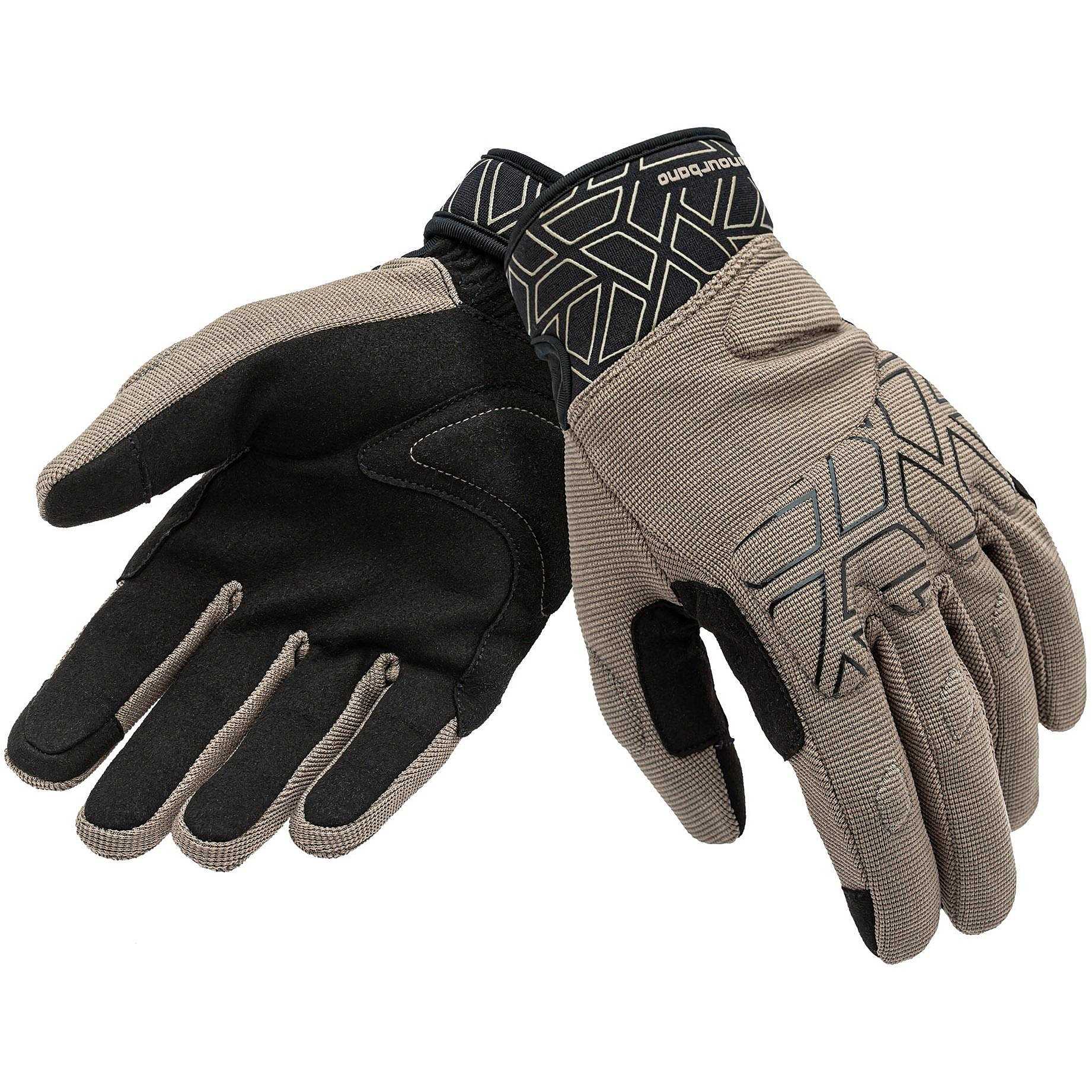 Motorcycle Gloves in Tucano Urbano 9961HM MIKY Black Graphic