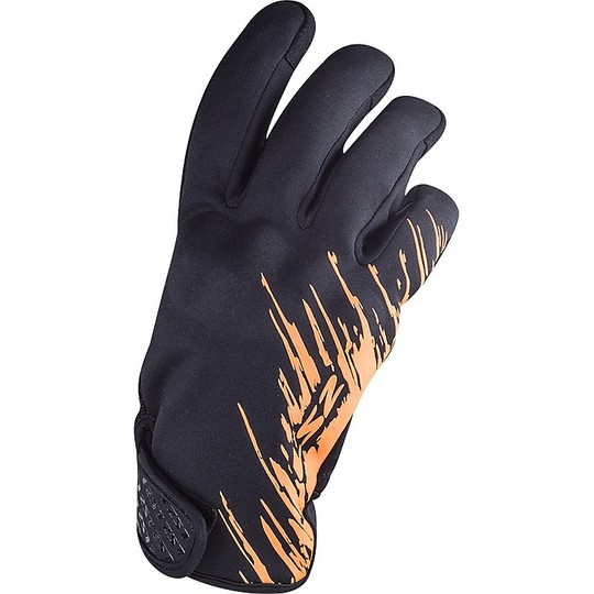 Motorcycle Gloves In Waterproof Fabric Ls2 JET Gray Orange CE