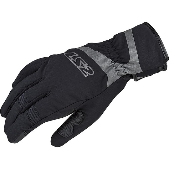 Motorcycle Gloves In Waterproof Fabric Ls2 URBS Black