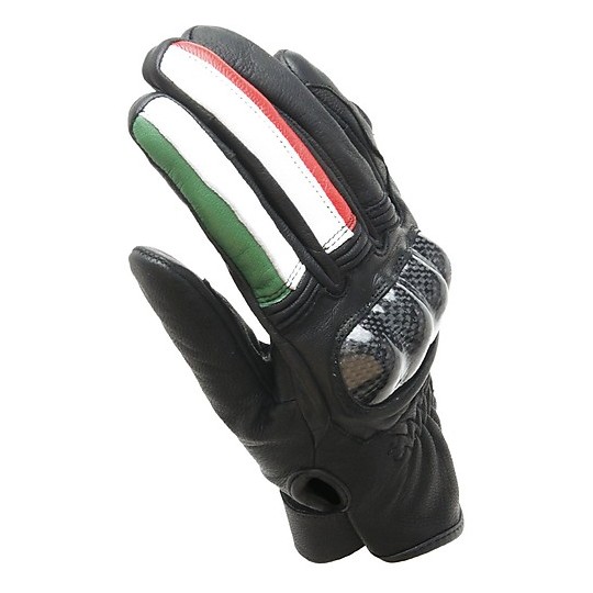 Motorcycle Gloves Leather inserts Carbon OJ Fighter 1.5 Italy