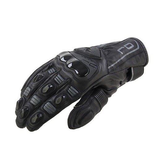 Motorcycle Gloves Leather OJ SHIFT Black