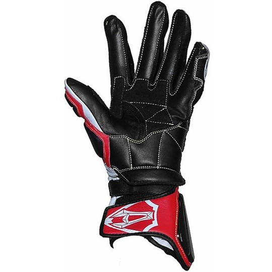 Motorcycle Gloves Leather Racing Arlen Ness G-9322 AN Protections In With Carbon