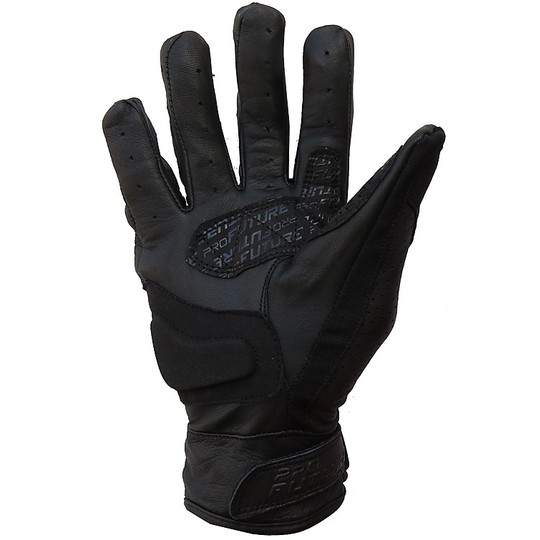 Motorcycle Gloves Leather Very soft ProFuture vintage HD With protections