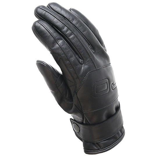 Motorcycle Gloves Leather Waterproof OJ Soul Black