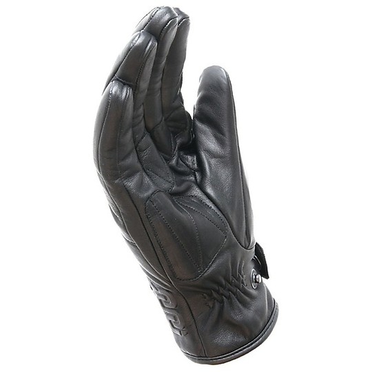 Motorcycle Gloves Leather Waterproof OJ Soul Black