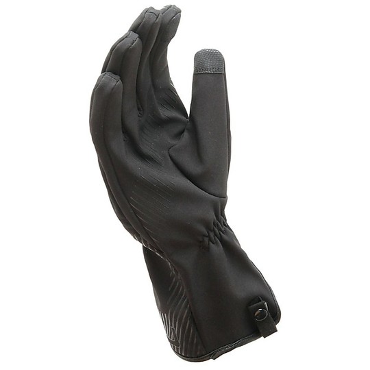 Motorcycle Gloves Leather Waterproof OJ Twin Black