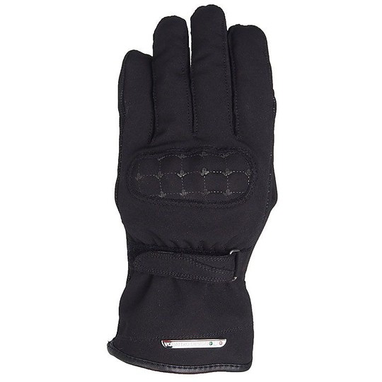 Motorcycle Gloves Leather Woman Raincoats VQuattro Emma Black