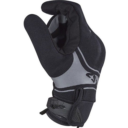 Motorcycle Gloves Midseason Ls2 DART Black Gray CE
