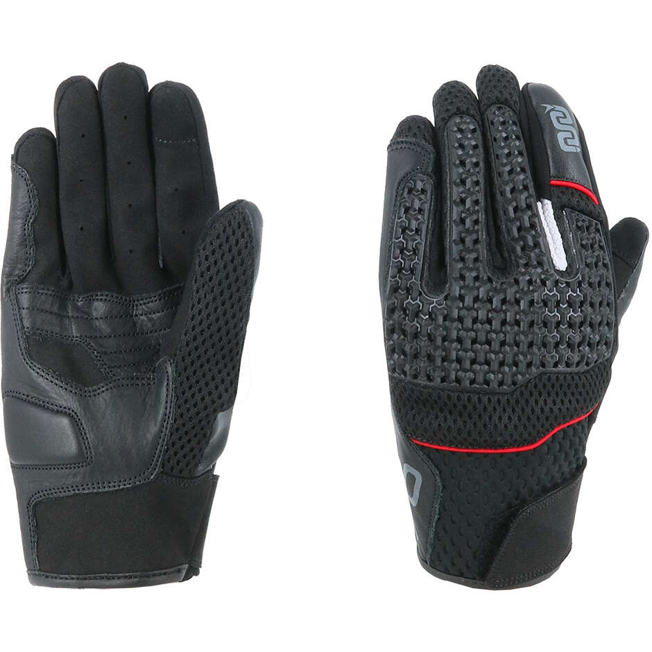 Motorcycle Gloves OJ MAD MAN Black / RED