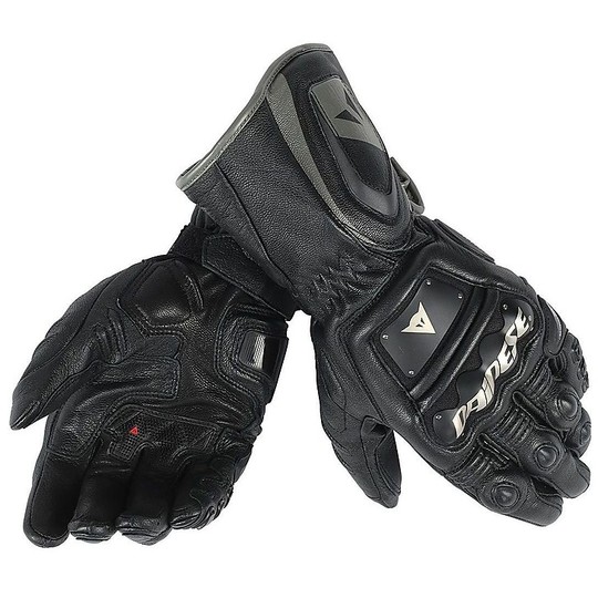 Motorcycle Gloves Racing Dainese 4 Stroke Long Black