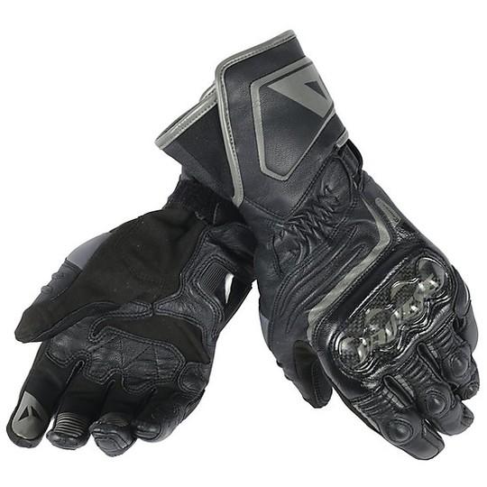 Motorcycle Gloves Racing Dainese Carbon D1 Long Black