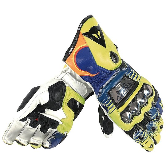 Motorcycle Gloves Racing Dainese Replica Valentino 15 D1