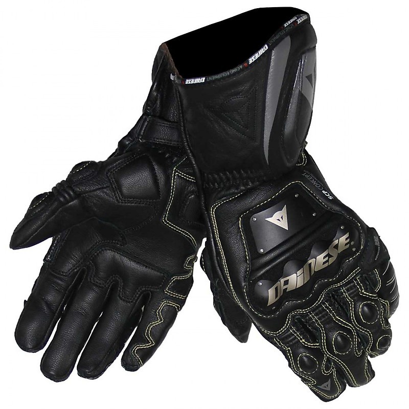 Motorcycle Gloves Racing Gloves Dainese Full Metal XCE Black Top Of ...