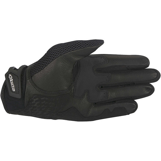 Motorcycle Gloves Summer Alpinestars Smx-1 Air Black White