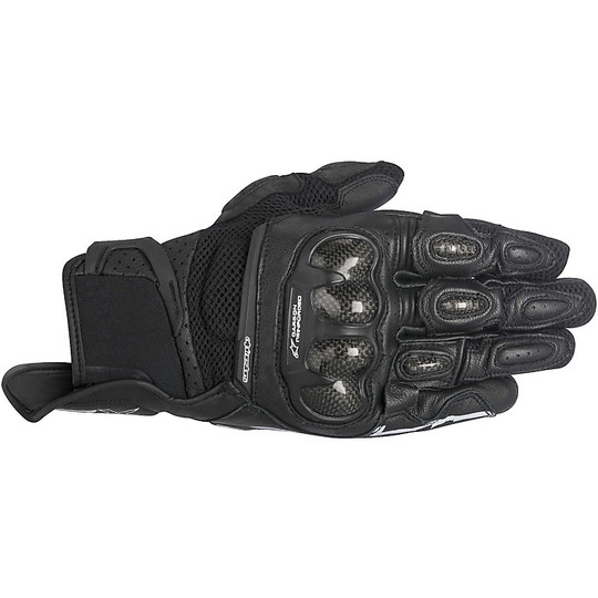 Motorcycle Gloves Summer Alpinestars Sp-X Air Carbon Black