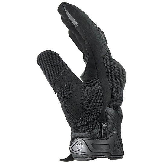 Motorcycle Gloves Summer Fabric Harisson Certified SPLASH EVO Black