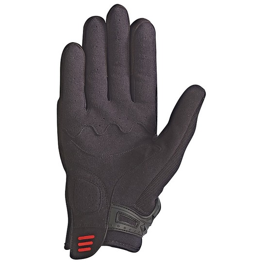 Motorcycle Gloves Summer Fabric Ixon Rs Lift Hp Black / Grey / Red