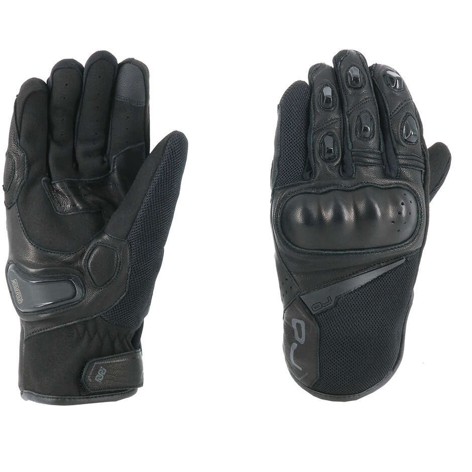 Motorcycle Gloves Summer Fabric OJ SENSE Black