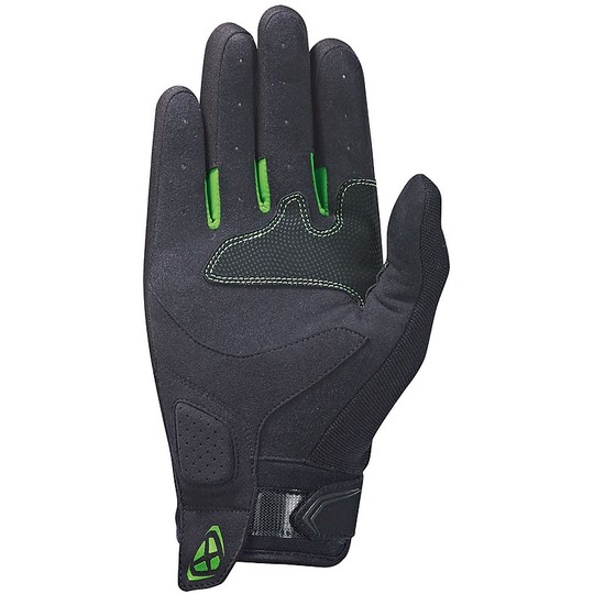 Motorcycle Gloves Summer Textile Ixon RS LIFT 2.0 Black Green