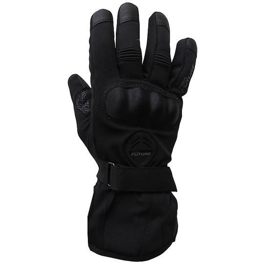 Motorcycle Gloves Technical Fabric ProFuture Speed ​​With Black Winter Protection