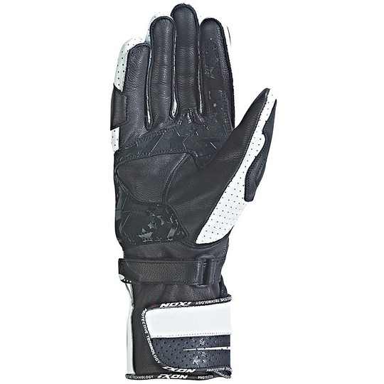 Motorcycle Gloves Technicians Woman Ixon RS HP Curve Black White