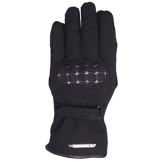 Motorcycle Gloves Tessuto Woman Raincoats VQuattro Emma Black Grey