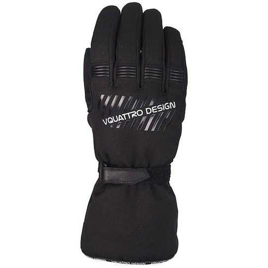 Motorcycle Gloves Waterproof VQuattro Core 16 Black